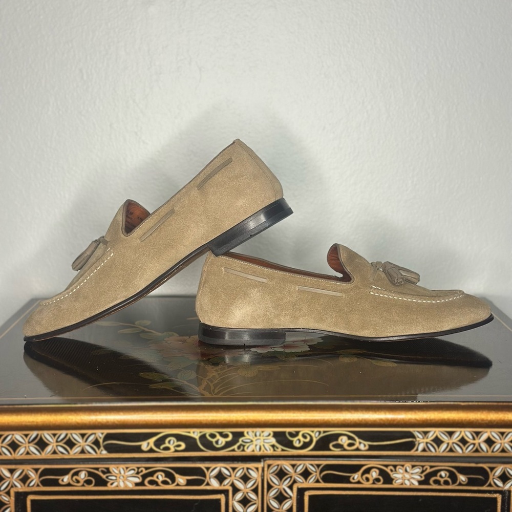 Donald J. Pliner Men's Suede Loafers in Cream Nordstrom